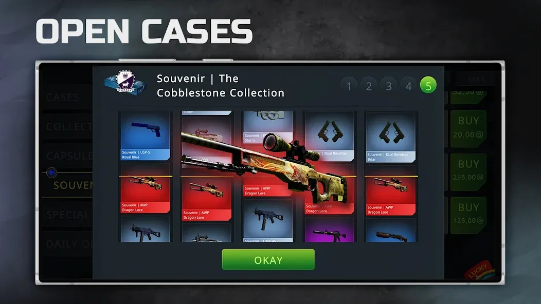 Case Chase: Simulator for CSGO  [МОД Unlocked] Screenshot 1