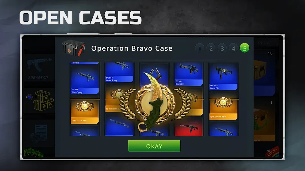 Case Chase: Simulator for CSGO  [МОД Unlocked] Screenshot 3