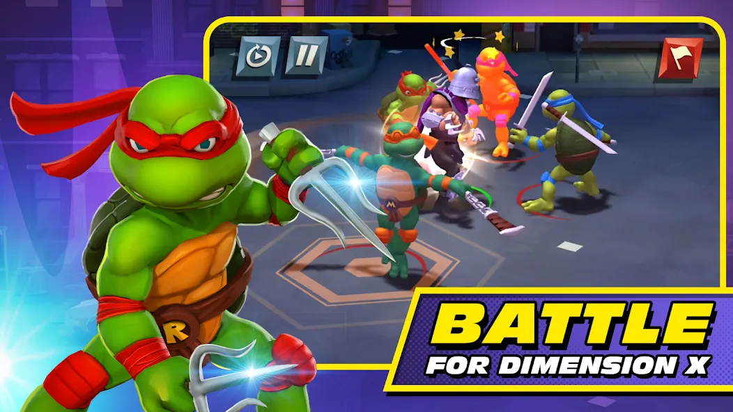 TMNT: Mutant Madness (ТМНТ)  [МОД Много денег] Screenshot 1