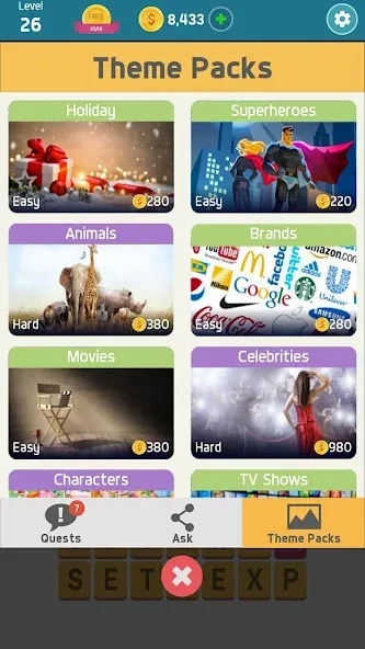 Pictoword: Fun Brain Word Game (Пиктоворд)  [МОД Много монет] Screenshot 5