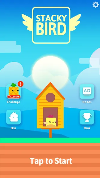 Stacky Bird: Fun Egg Dash Game (тэки птица)  [МОД Много денег] Screenshot 1