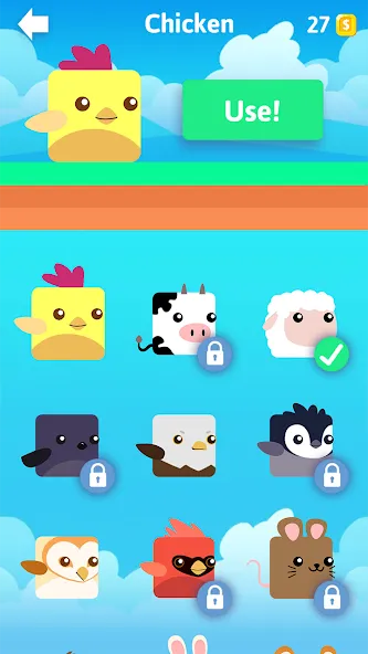 Stacky Bird: Fun Egg Dash Game (тэки птица)  [МОД Много денег] Screenshot 4