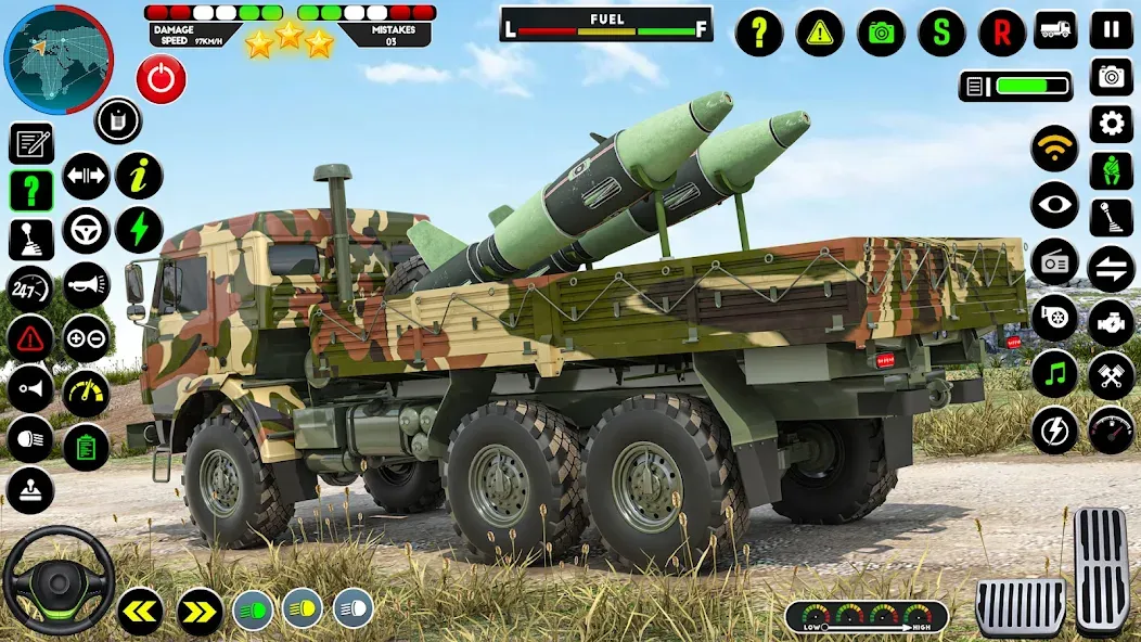 Army Truck Transporter Game 3D  [МОД Бесконечные монеты] Screenshot 3