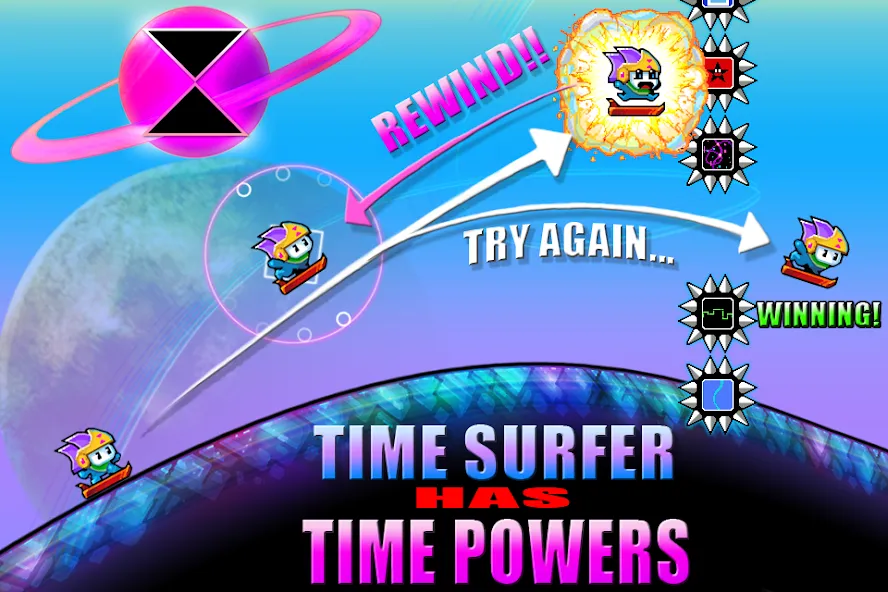 Time Surfer (Тайм Серфер)  [МОД Бесконечные монеты] Screenshot 2