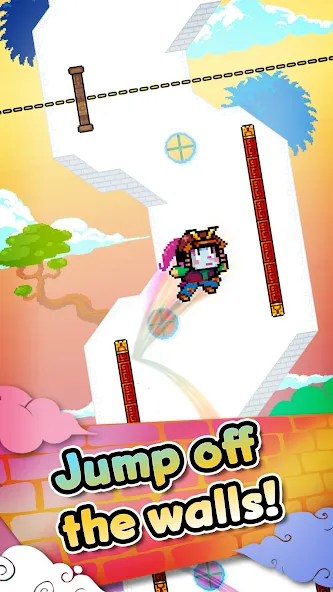 Wall Kickers (Уолл Кикерс)  [МОД Бесконечные монеты] Screenshot 1