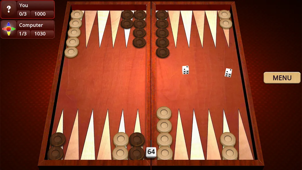 Backgammon Mighty  [МОД Меню] Screenshot 1