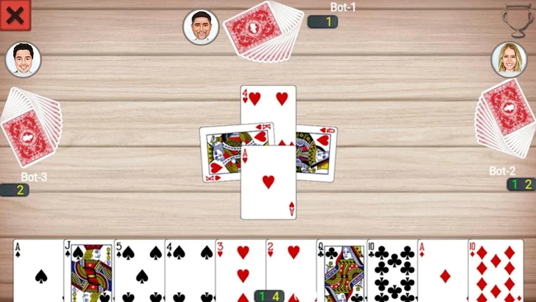 Callbreak Prince: Card Game (Каллбрейк Принц)  [МОД Много денег] Screenshot 2