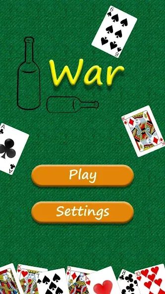 War - card game  [МОД Бесконечные монеты] Screenshot 1