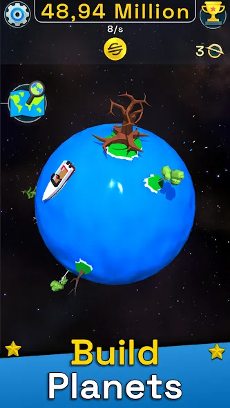 Planet Evolution: Idle Clicker (Планета Эволюция)  [МОД Unlimited Money] Screenshot 1