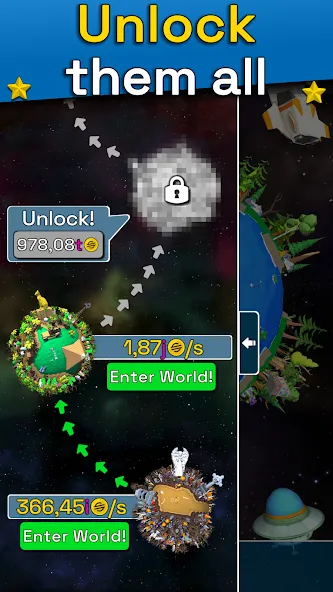 Planet Evolution: Idle Clicker (Планета Эволюция)  [МОД Unlimited Money] Screenshot 5