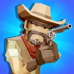 Скачать взлом Western Cowboy: Shooting Game (Вестерн Каубой)  [МОД Mega Pack] - последняя версия apk на Андроид