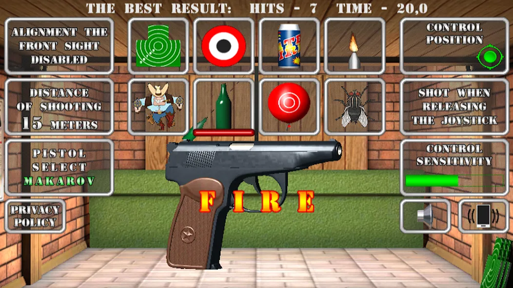 Pistol shooting. Desert Eagle (Пистолет стрельбы симулятор)  [МОД Много денег] Screenshot 4