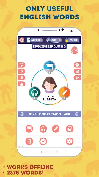 English for Beginners: LinDuo  [МОД Бесконечные деньги] Screenshot 3