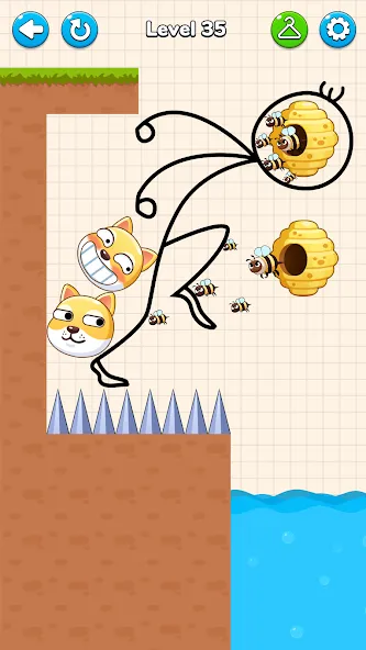 Draw to Save - Save the Dog  [МОД Menu] Screenshot 4