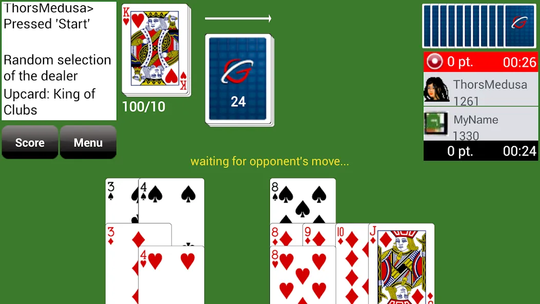 Gin Rummy GC Online (Джин Рамми Онлайн)  [МОД Unlimited Money] Screenshot 1