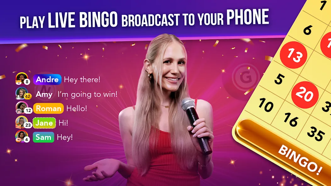 Live Play Bingo: Real Hosts (Лайв Плей Бинго)  [МОД Mega Pack] Screenshot 1