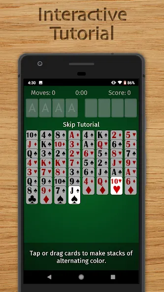 FreeCell Solitaire Classic (Фрисел Солитер Классик)  [МОД Mega Pack] Screenshot 5