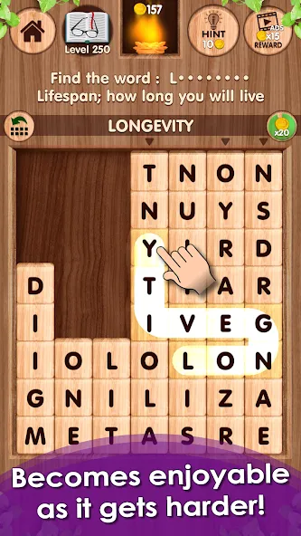 Falling Word Games - Addictive (Фоллинг Уорд Геймс)  [МОД Unlimited Money] Screenshot 5