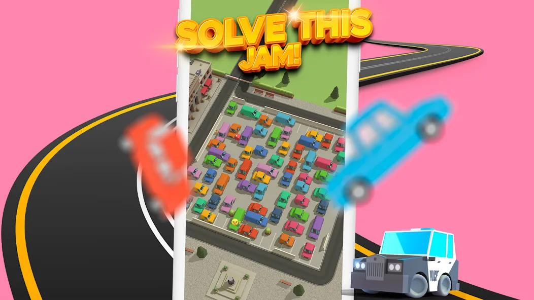 Parking Jam 3D (Парковочный затор 3D)  [МОД Бесконечные деньги] Screenshot 5