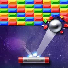 Взломанная Brick Breaker Star: Space King  [МОД Menu] - последняя версия apk на Андроид