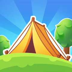 Скачать взломанную Campsite Craze: Puzzle Merge (Кемпинговая Лихорадка)  [МОД Меню] - последняя версия apk на Андроид