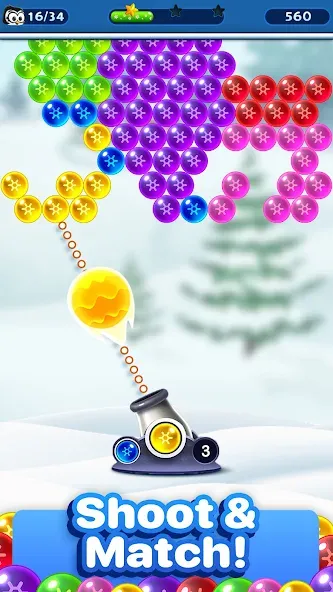 Bubble Pop Games: Shooter Cash  [МОД Unlocked] Screenshot 3