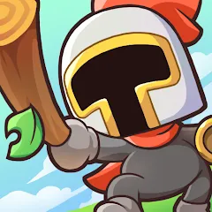 Взломанная Retro Hero Mr Kim : Idle RPG  [МОД Много монет] - последняя версия apk на Андроид