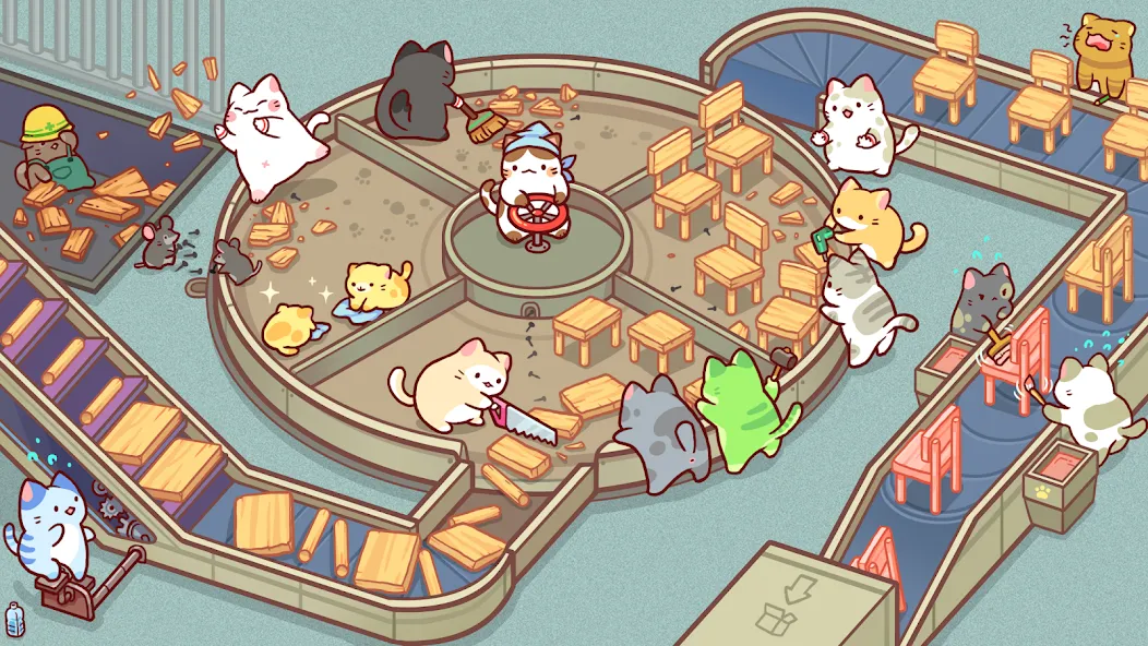 Kitty Cat Tycoon (Китти Кэт Тайкун)  [МОД Много денег] Screenshot 3