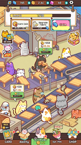 Kitty Cat Tycoon (Китти Кэт Тайкун)  [МОД Много денег] Screenshot 5