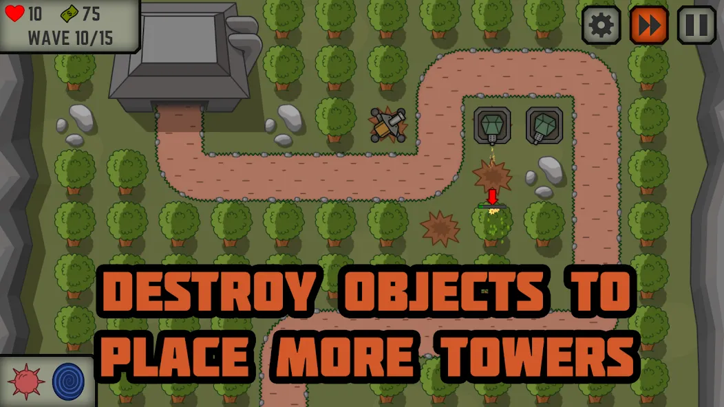 Tactical War: Tower Defense  [МОД Меню] Screenshot 4