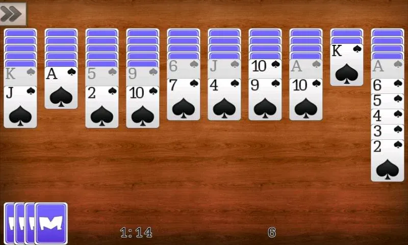 Spider Solitaire  [МОД Бесконечные монеты] Screenshot 2