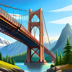 Взлом Bridgezz: Bridge Construction (Бриджзз)  [МОД Много монет] - стабильная версия apk на Андроид