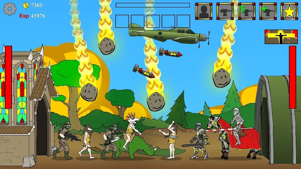 Age of War (Эйдж оф Вор)  [МОД Unlimited Money] Screenshot 1