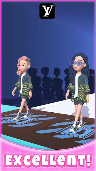 Catwalk Battle - Dress up! (Кэтволк Баттл)  [МОД Menu] Screenshot 3