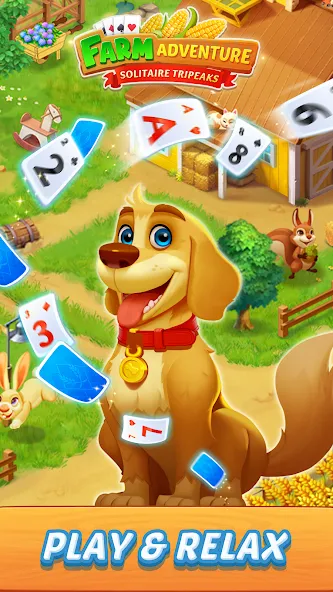 Solitaire Farm Adventure (Солитер)  [МОД Menu] Screenshot 1