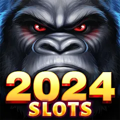 Скачать взломанную Ape Slots: Vegas Casino Deluxe  [МОД Бесконечные монеты] - полная версия apk на Андроид