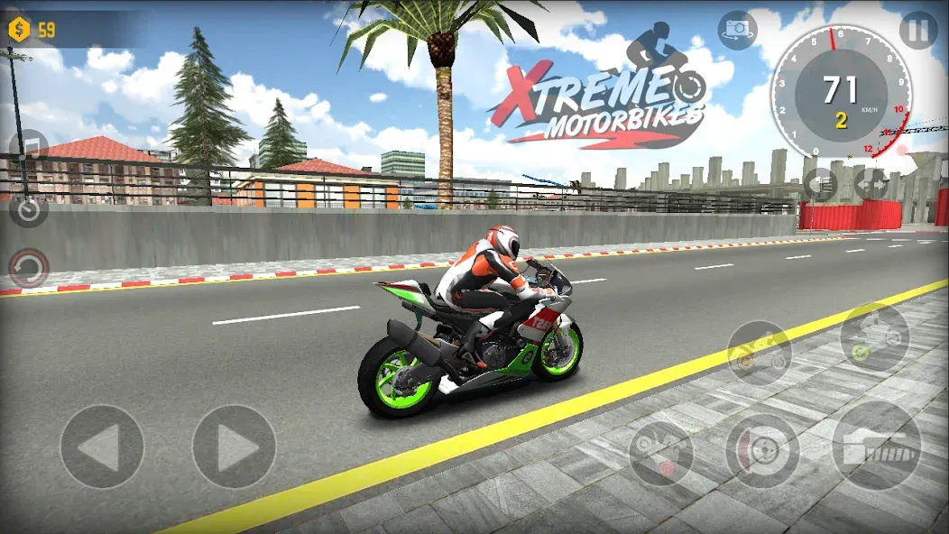 Xtreme Motorbikes (Экстрим моторбайкс)  [МОД Бесконечные монеты] Screenshot 2