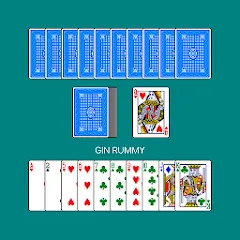 Скачать взлом Gin Rummy (Джин Рамми)  [МОД Menu] - стабильная версия apk на Андроид