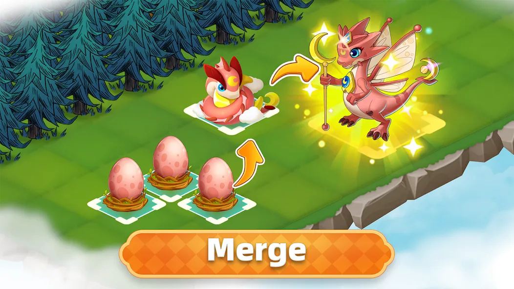 Merge Legends: Dragon Island (Мердж Легендс)  [МОД Menu] Screenshot 1