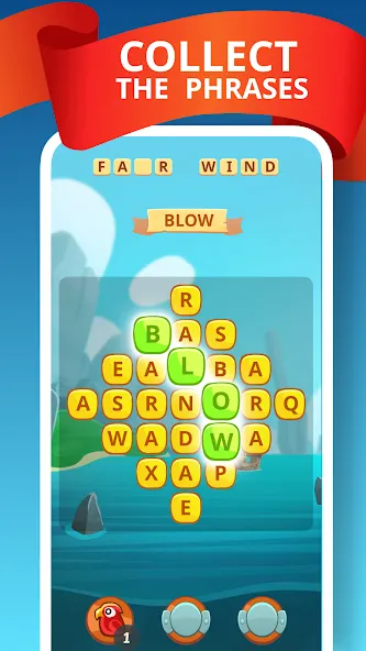 Word Treasure Hunt  [МОД Бесконечные деньги] Screenshot 2