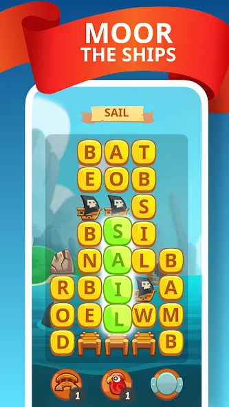 Word Treasure Hunt  [МОД Бесконечные деньги] Screenshot 3