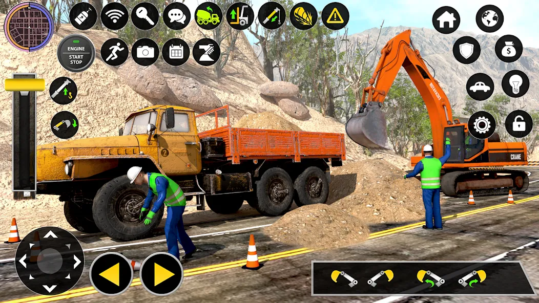 Construction Excavator Game 3D  [МОД Меню] Screenshot 2