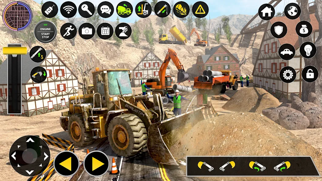 Construction Excavator Game 3D  [МОД Меню] Screenshot 3