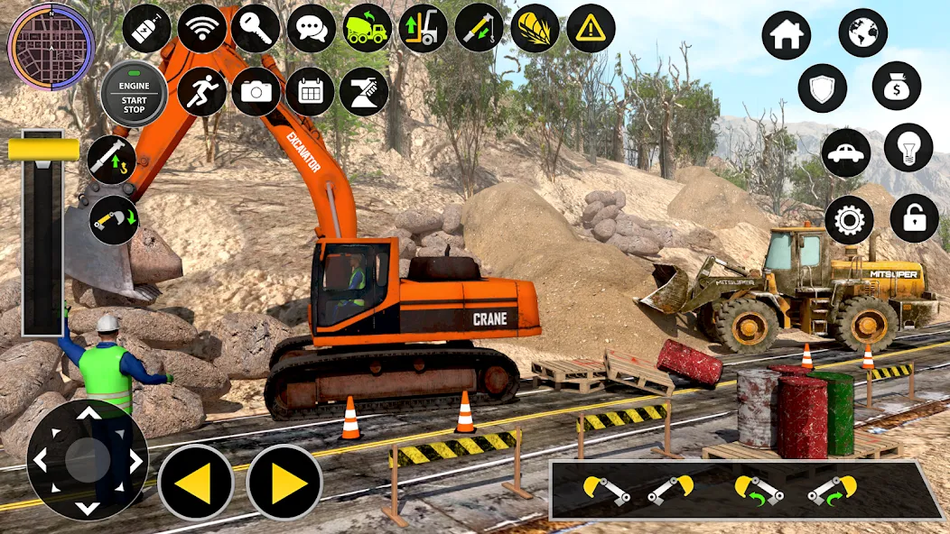 Construction Excavator Game 3D  [МОД Меню] Screenshot 4