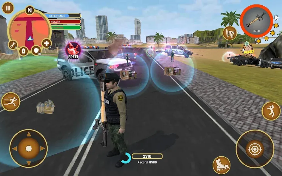 Miami Crime Police (Майами Крайм Полис)  [МОД Unlocked] Screenshot 2