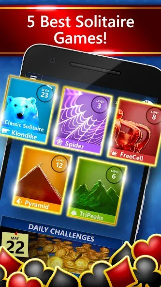 Microsoft Solitaire Collection (Майкрософт Солитер Коллекшн)  [МОД Unlimited Money] Screenshot 1