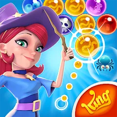 Скачать взломанную Bubble Witch 2 Saga (Бабл Витч 2 Сага)  [МОД Mega Pack] - последняя версия apk на Андроид