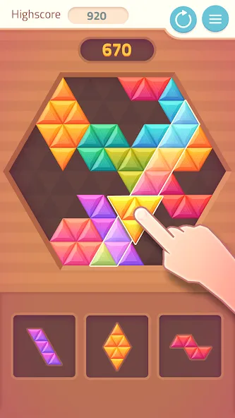 Triangles & Blocks (Полиблок)  [МОД Menu] Screenshot 2