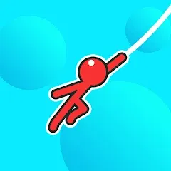 Скачать взломанную Stickman Hook  [МОД Бесконечные монеты] - последняя версия apk на Андроид