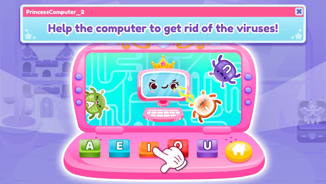 Princess Computer 2 Girl Games  [МОД Все открыто] Screenshot 2